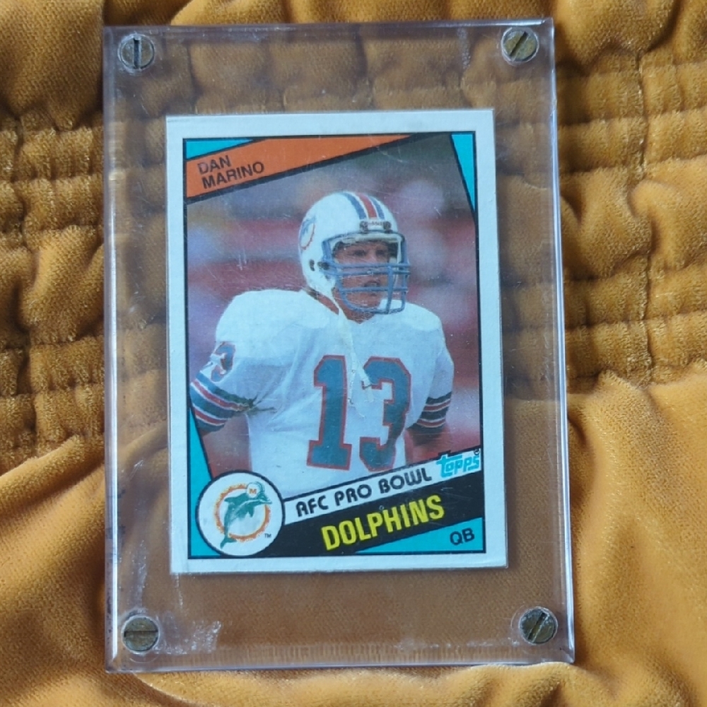 Topps Dan Marino Miami Dolphins Trading Card Rookie